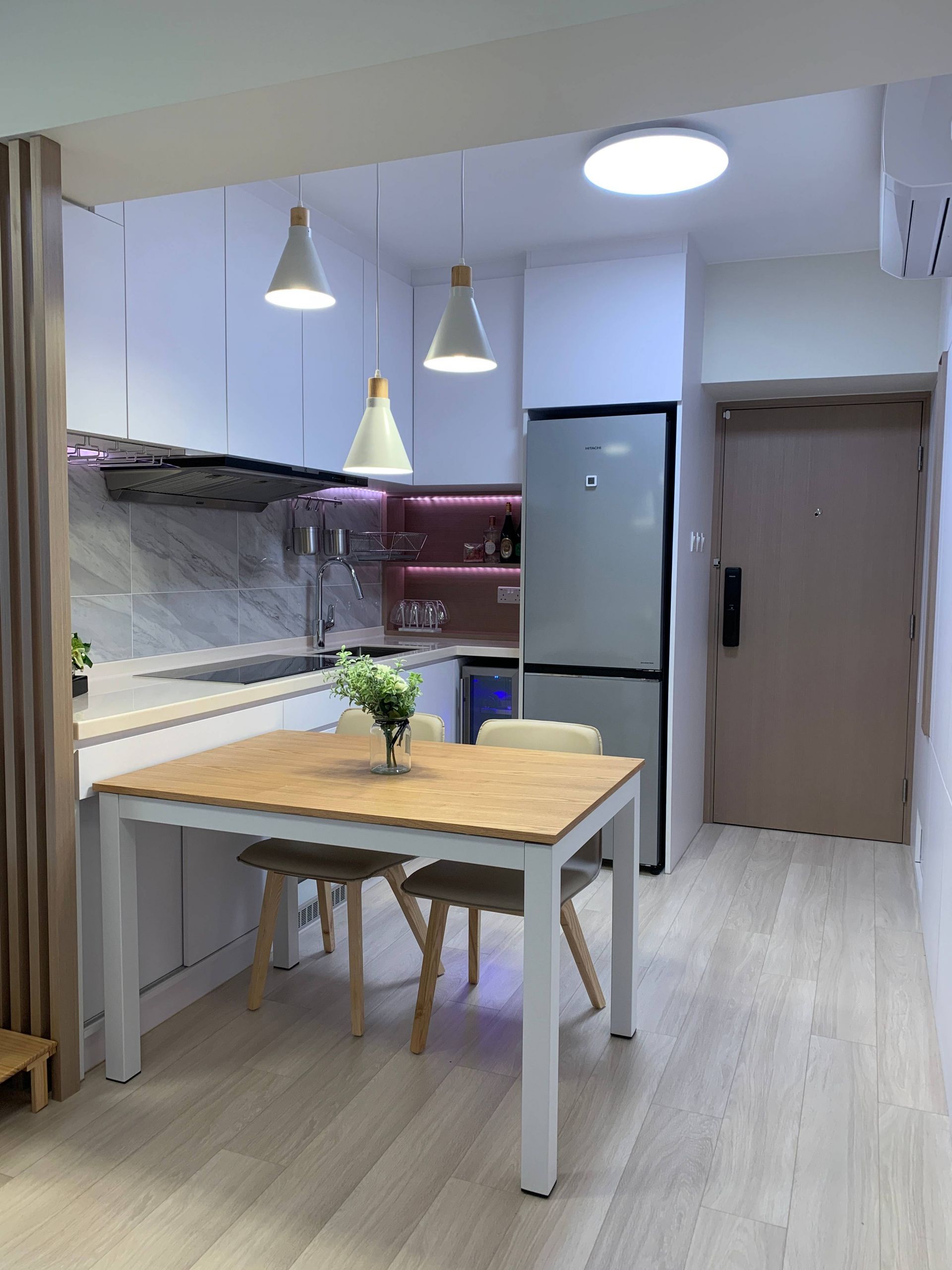 Living Area & Open Kitchen 1